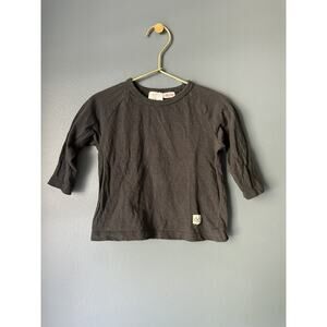 Zara Friendship Goals Black Tee‎